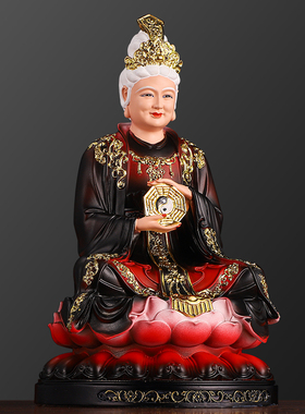 骊山老母无生无声老母神像摆件