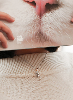 小众原创设计风项链男女朋友银饰