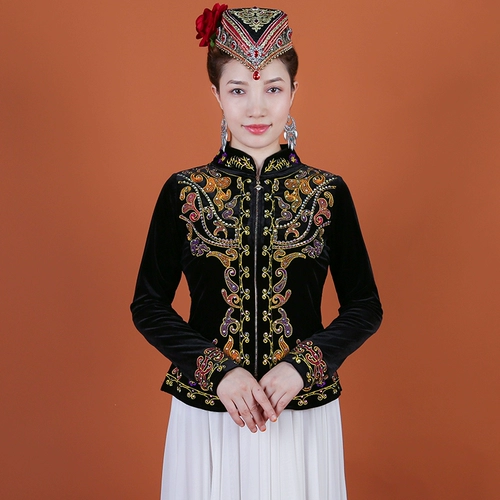 Этнический костюм, демисезонная короткая куртка, этнический стиль