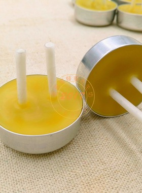 超大火焰灯芯煮茶蜡烛蜂蜡天然
