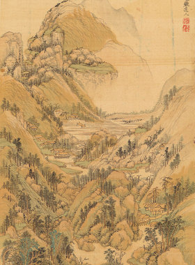 王翚仿古册页十开宋元山水画册