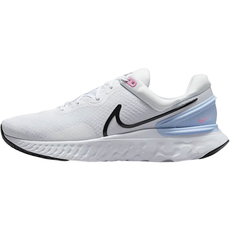 Nike/耐克REACT MILER 3白色钴蓝魅力粉男子公路跑步鞋DD0490-102-图3