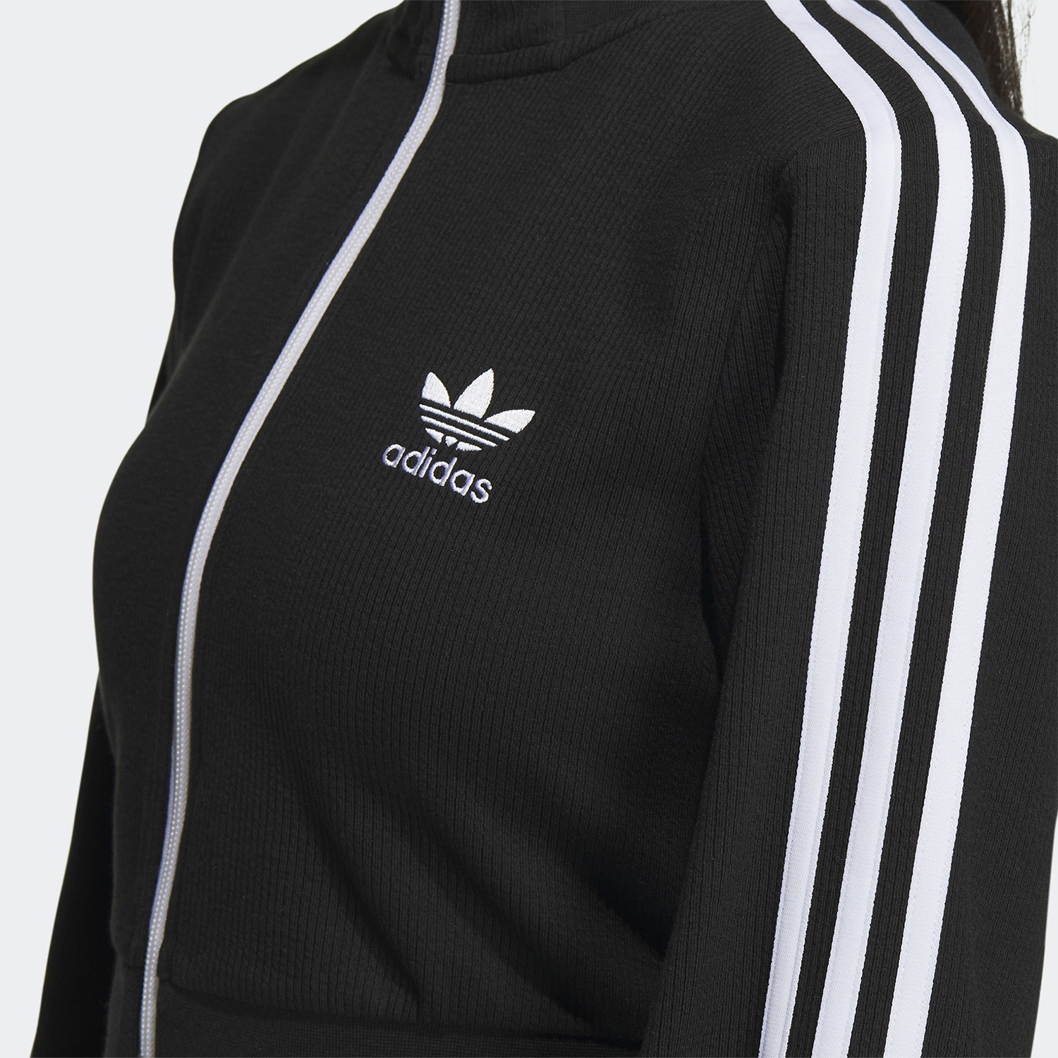 Adidas/阿迪达斯正品 CROPPED三叶草女子运动夹克外套IP3004-图1