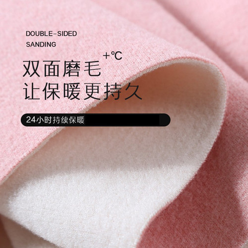 产后哺乳上衣秋衣加绒加厚德绒产妇月子服喂奶长袖打底衫修身美体 - 图0