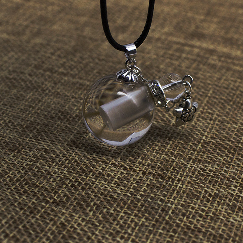 巴西水晶精油瓶吊坠缓释香薰瓶项链女生礼物可打开空瓶分装香水瓶,淘宝优惠券,粉丝福利购,淘宝优惠卷