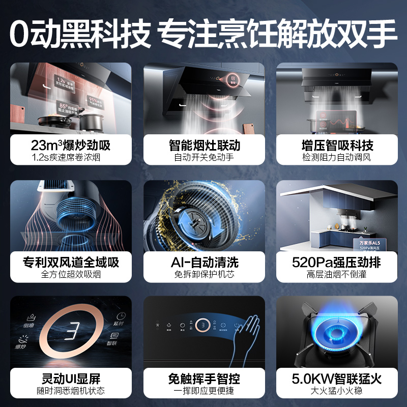  万家乐烟灶消套装