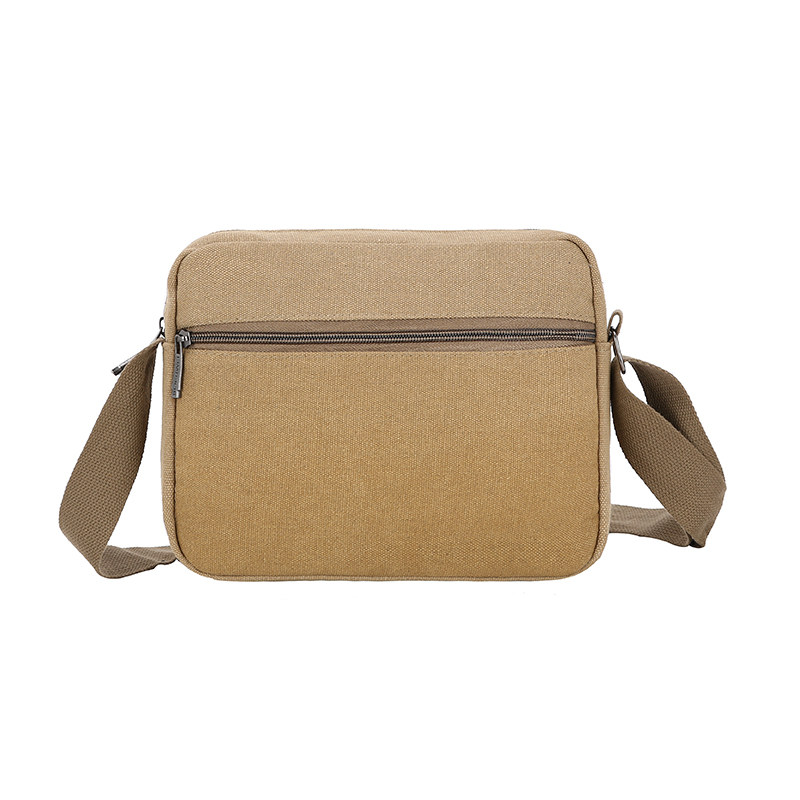 韩版帆布单肩包男女士收钱包休闲简约复古包户外多功能斜挎小背包,淘宝优惠券,粉丝福利购,淘宝优惠卷