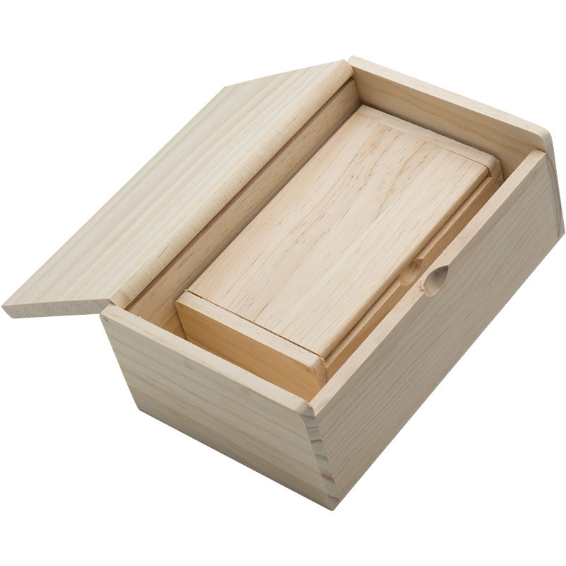 木盒首饰盒原木胚木胎盒子DIY彩绘漆器漆艺漆画大漆材料翻盖视窗-图1