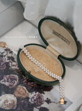 夏日微风女包金复古珍珠手链通勤