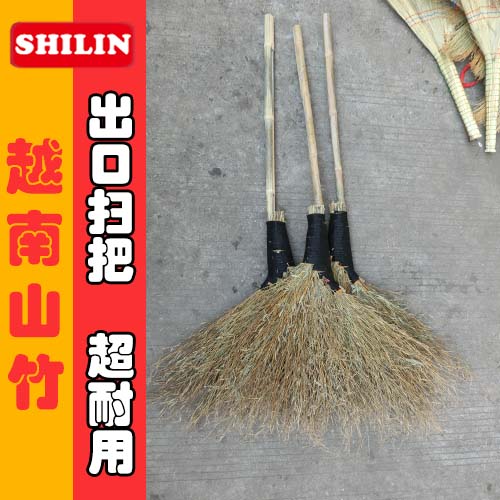 大竹扫把工地学校环卫扫马路户外庭院加大宽竹扫帚笤帚竹扫把条帚 - 图3