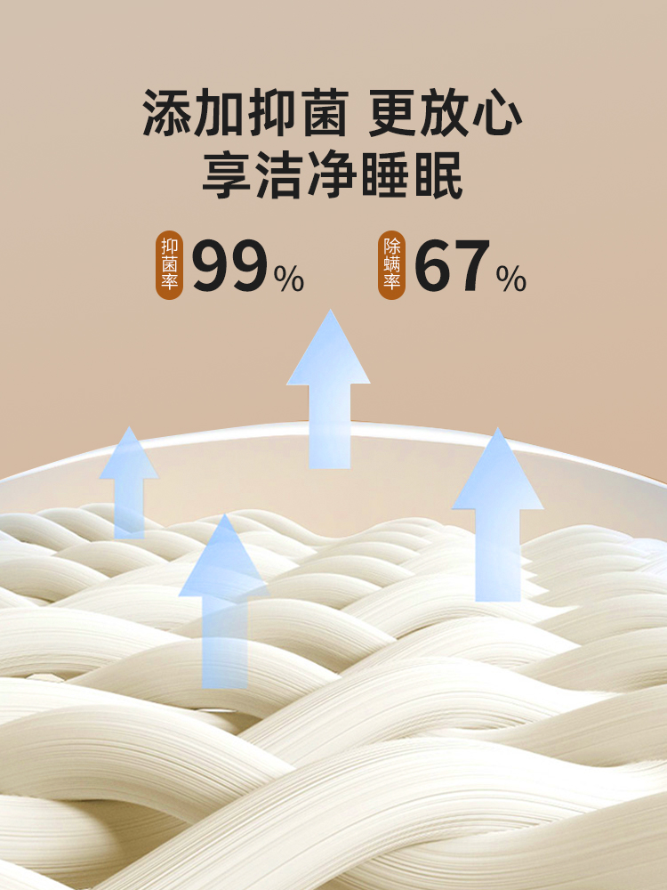 直销梦洁纯棉七孔二合一被冬被全棉被子被芯梦洁家纺子母被10斤春