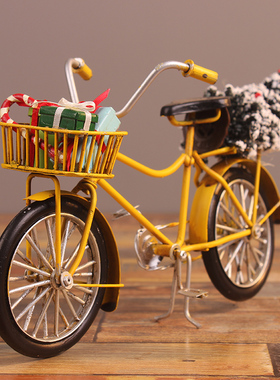 复古铁艺汽车模型摆件圣诞节礼物