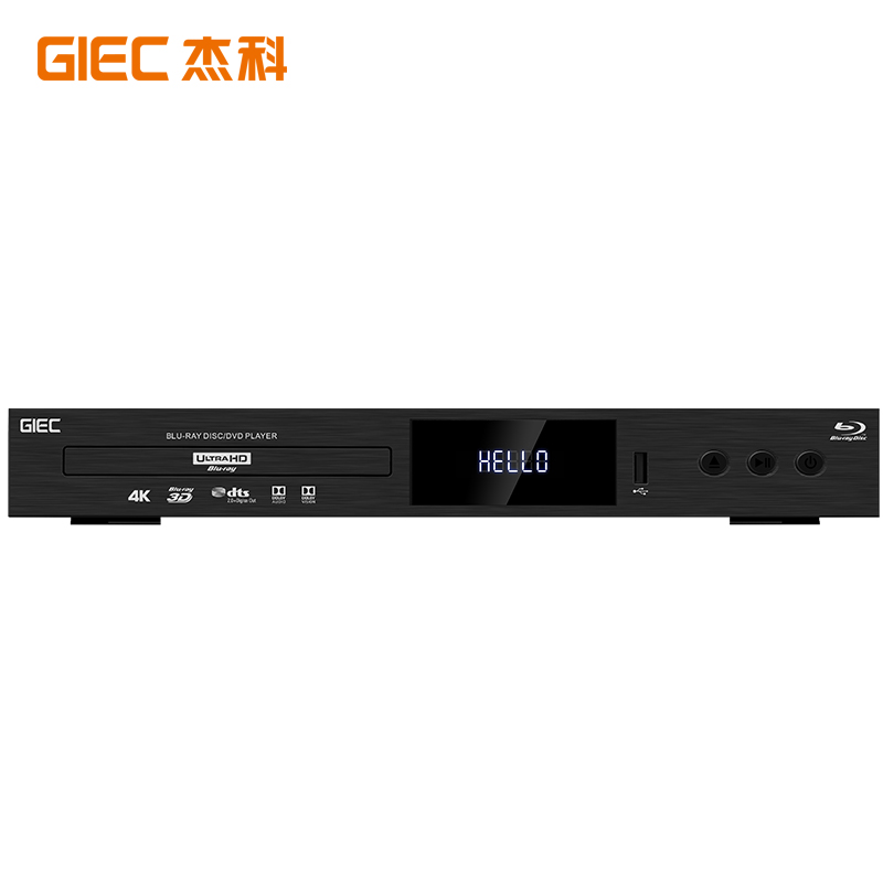 GIEC杰科X800真4K UHD蓝光播放机dvd影碟机家用高清硬盘播放器vcd-图2