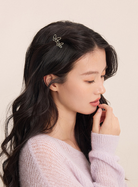 奇美拉发夹女高级感蝴蝶鸭嘴夹