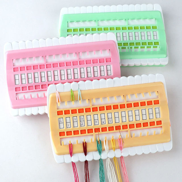 ການເກັບຮັກສາ thread embroidery cross-stitch ເຄື່ອງມືການຈັດການ thread board thread winding ເຂັມດິຈິຕອນ insertion embroidery thread hanging thread ຄູ່ມືການແກ້ໄຂ