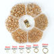 4-10mm boxed single-turn open connection ring accessories ວົງ