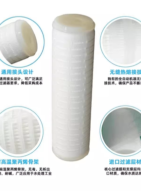10寸20寸微孔折叠滤芯PP过滤器