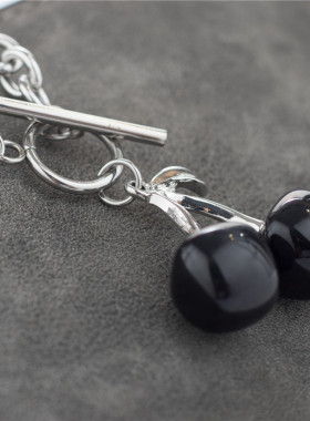 原宿暗黑风ins吊坠锁骨链