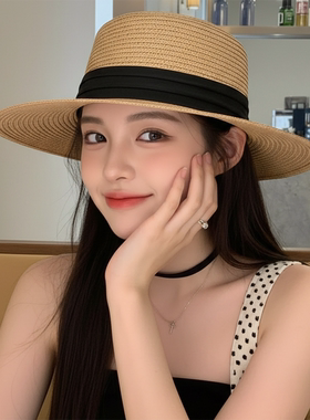 法式赫本风帽子女款2026新款草帽