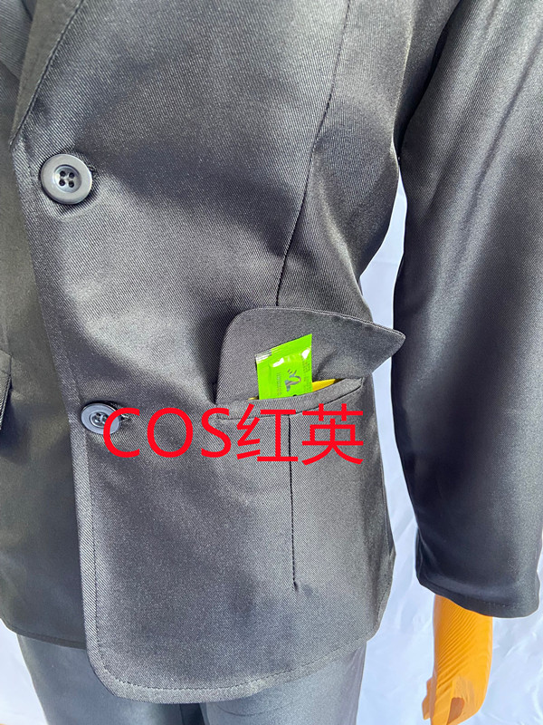 电锯人链锯人黑西装cos服 早川秋电次cos服 万用黑西装 - 图1