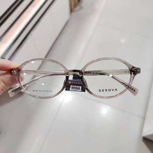 施洛华新款男女同款复古眼镜架可配近视SF796 - 图2