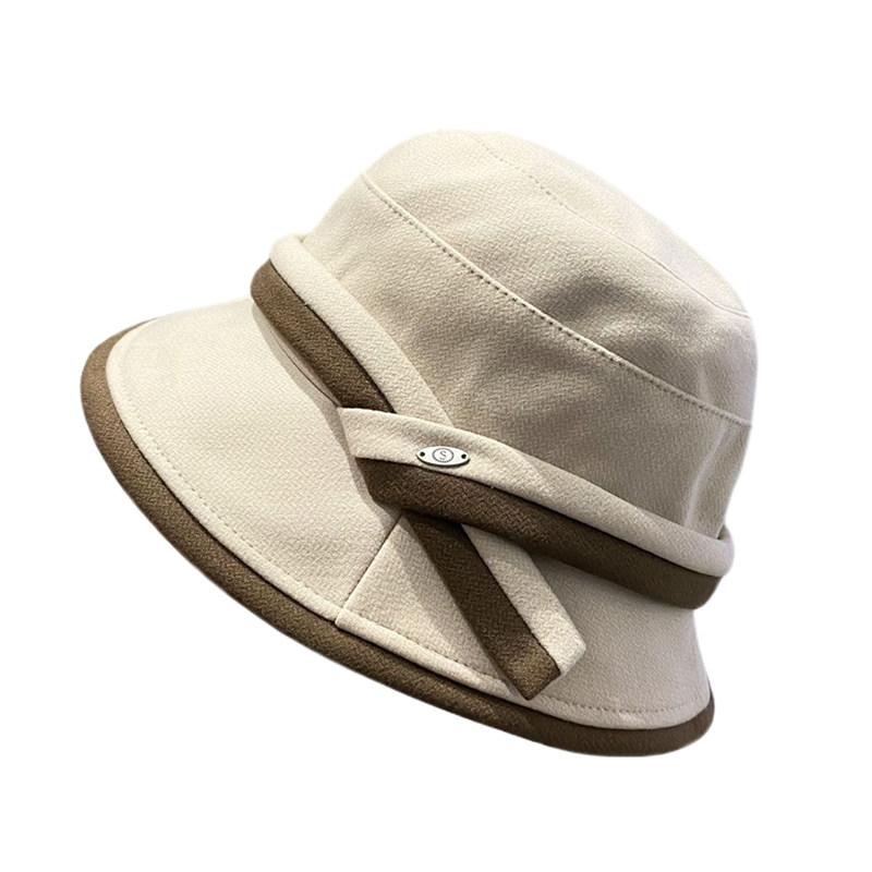 2024新款帽子女韩版秋冬季显脸小渔夫帽女可折叠素颜百搭盆帽桶帽,淘宝优惠券,粉丝福利购,淘宝优惠卷