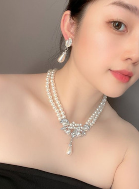 项链耳环新娘婚纱晚品配饰女装