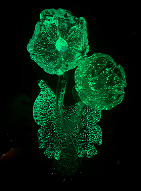 尤马马同款夜光款琉璃花琉璃花瓶摆件琉璃花