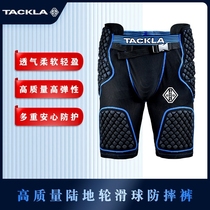 Finnish Tackla Wheels Skating Bale Ice Pants Protection Hip Pads Pants Adults Land Hockey Anti-Fall Pants Dryland Sports Protective Gear