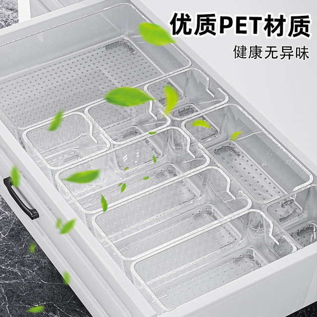 Cosmetics organization for drawer storage box
