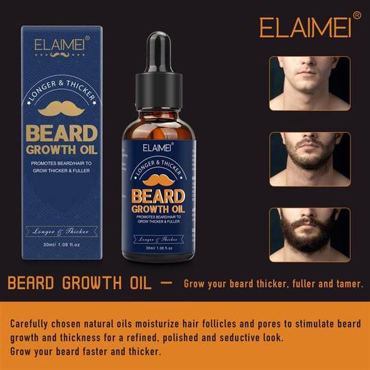 Cross-border Growth Hair Fast HALLIERY Beard Growth Oil