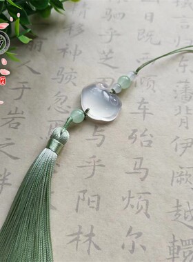 国风如意挂饰新中式清新旗袍挂坠