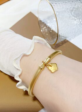 越南沙金手镯女仿真黄金