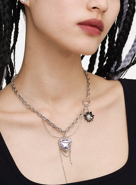 yuritan心钻雏菊新生系列项链