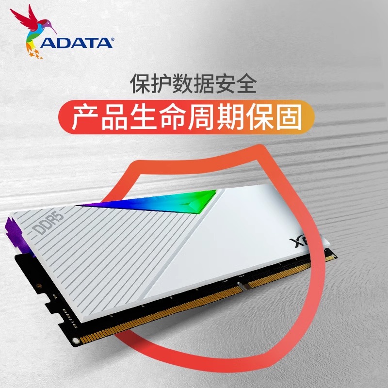 威刚龙耀DDR5 D500G灯条32G/64G 6400 6800 7200吹雪RO姬联名Adie - 图1