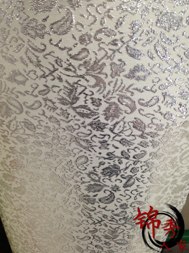 织锦缎布料 古装COS服装面料布料包边包装面料金丝布料/小碎花 - 图0