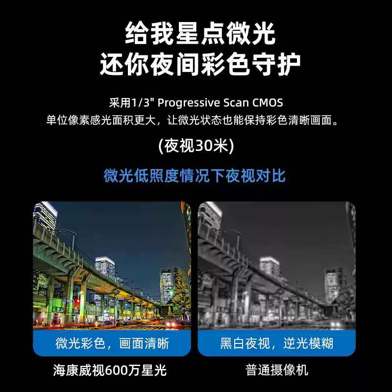 海康威视400/600万监控摄像头星光3T46WDV3-I3/POE录音室外防水,淘宝优惠券,粉丝福利购,淘宝优惠卷