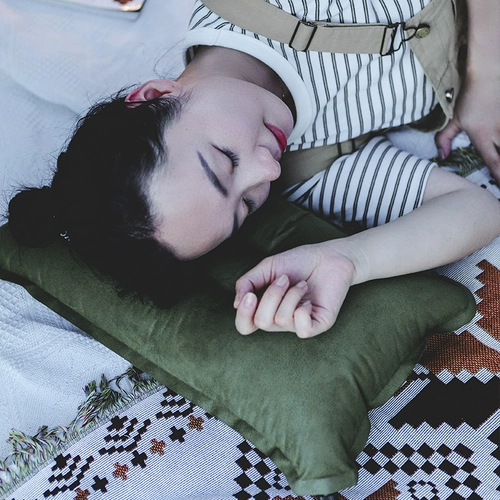 Надувная дорожная подушка для кемпинга для сна, портативный автоматический надувной поезд для путешествий, самолет