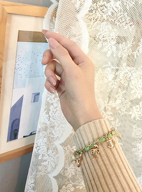 手链99克拉合金绒布夏季女