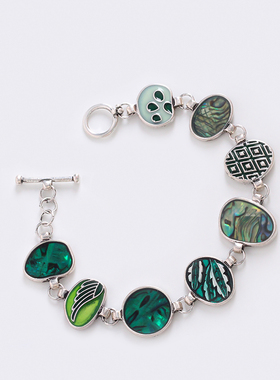 99克拉合金贝壳纸手链