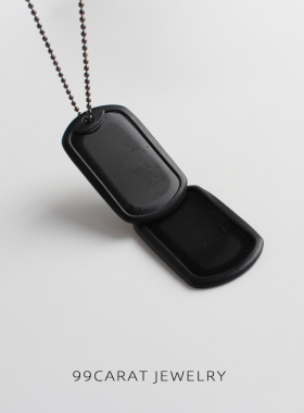 克拉项链防丢长款身份牌