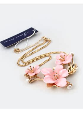 项链克拉sumni唯美清新粉色白色