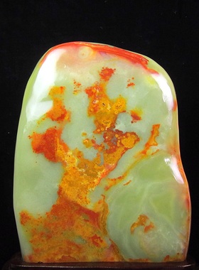 天然阿富汗青玉原石奇石摆件