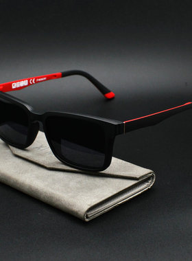 高品质邬钛塑钢磁吸近视太阳镜男士简约方框套镜偏光驾驶钓鱼墨镜