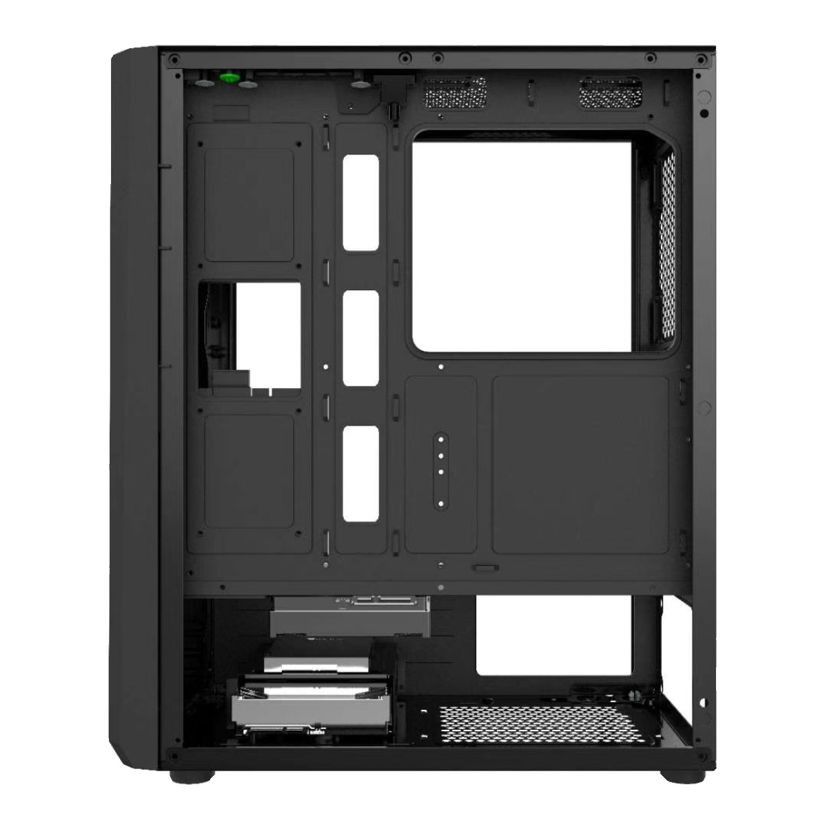 支持 X79 X58 X99双路服务器主板台式电脑RGB背走线机箱E-ATX-图3