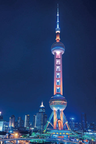 木质拼图300/500/1000片大型成年人减压儿童益智玩具上海东方明珠 - 图2