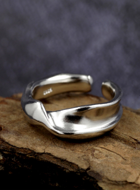 韩版ins小众设计感极简指环