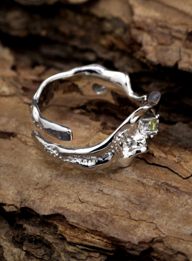 韩版ins小众设计感极简指环