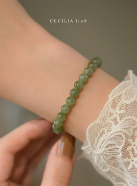 和田玉手链莲蓬莲心轻奢礼物秋冬