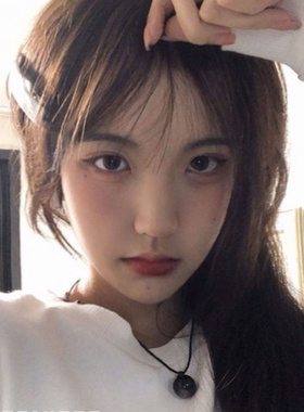 天然黑曜石草莓晶锁骨链情侣项链